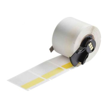 Self-Laminating Vinyl Wrap Around Wire and Cable Labels for M6 & M7 Printers - 38.10 mm (H) x 38.10 mm (W), M6-32-427-YL, Roll of 250 Labels