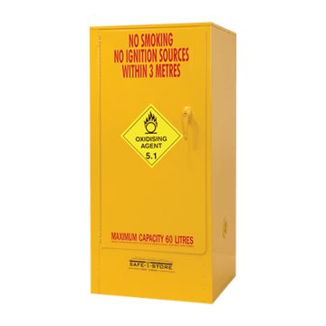 Oxidising Agent Storage Cabinet 60L Yellow