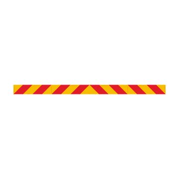 Rear Marker Plate - Category 161, 1600mm (W) x 100mm (H), Class 1 (400) Reflective