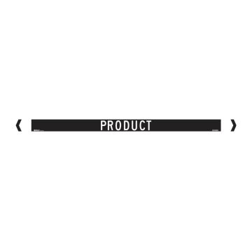 Standard Pipe Marker, Self Adhesive, Product, 40-75mm O.D. - Pack of 10 