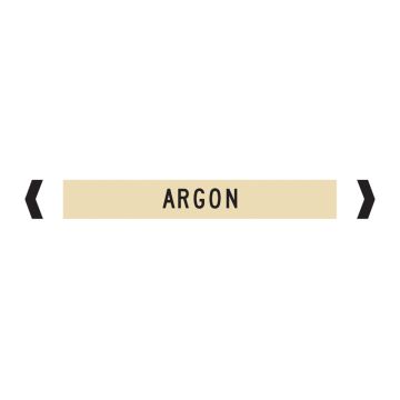Standard Pipe Marker, Self Adhesive, Argon - Pack of 10 