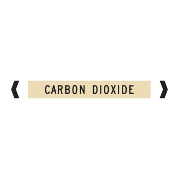 Standard Pipe Marker, Self Adhesive, Carbon Dioxide - Pack of 10 