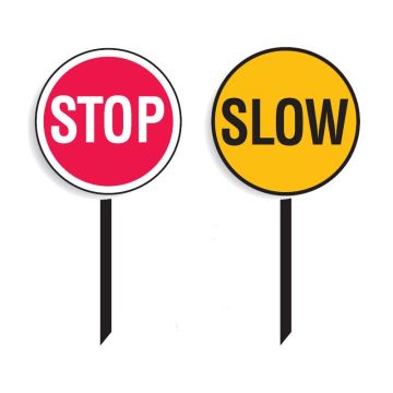 Regulatory School Signs - Stop/Slow