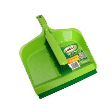 Sabco Big Green Dustpan and Brush Set