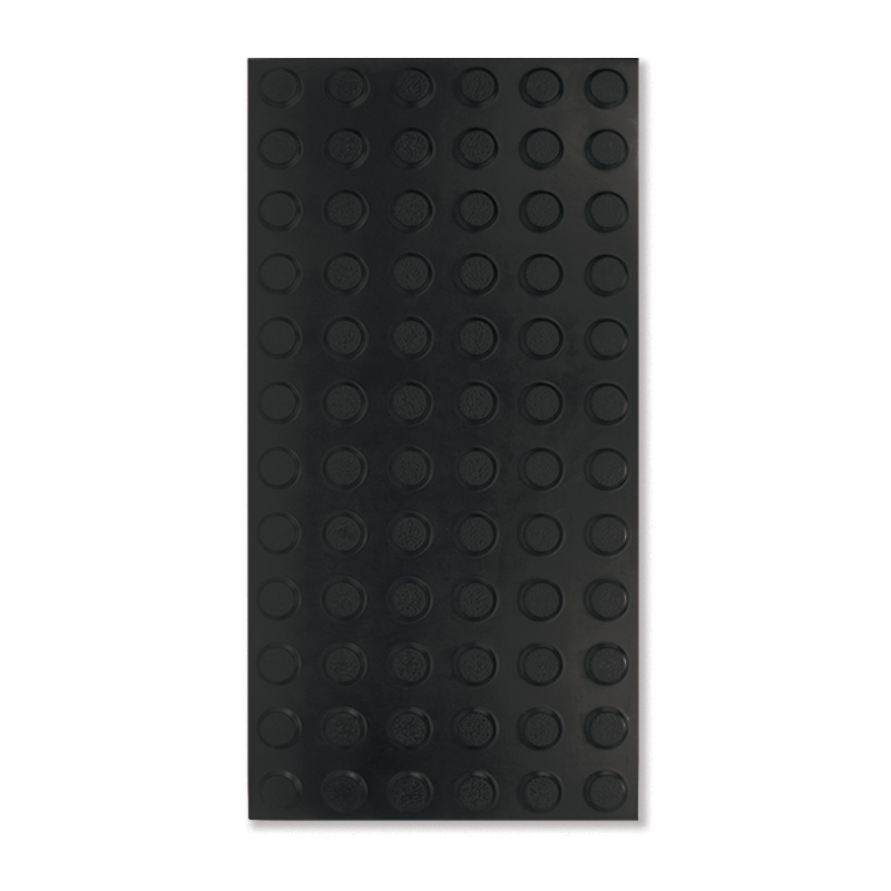 Tactile Indicator Warning PolyPad® Rubber 300 x 600mm Black