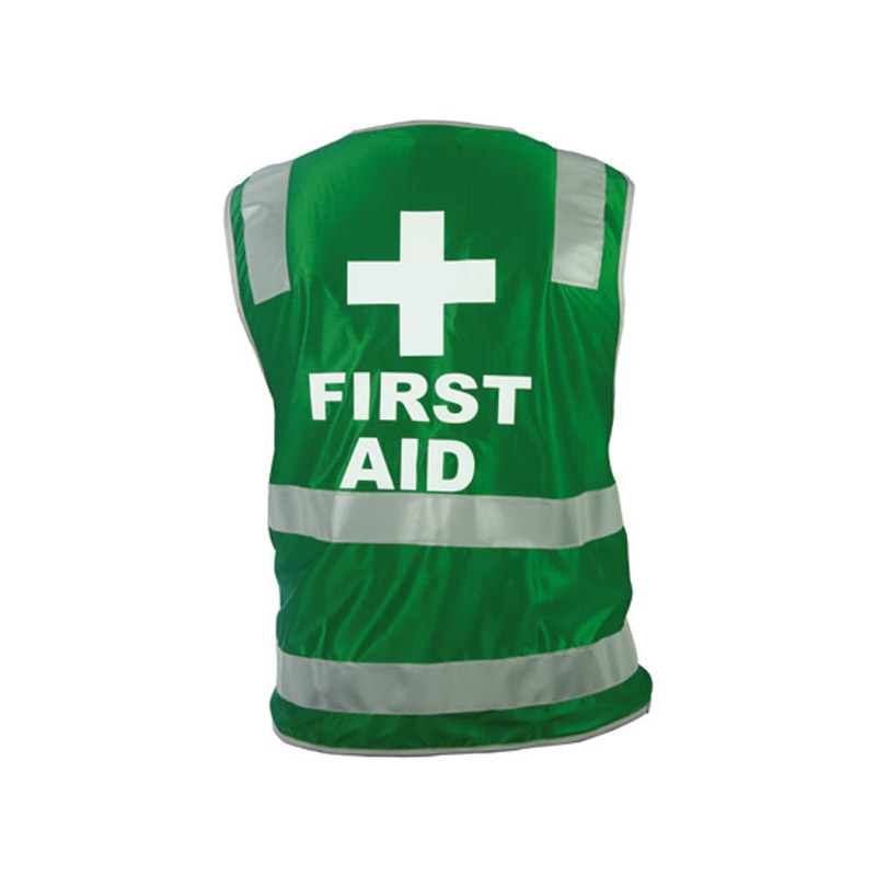 First Aid Vests - Pre-printed, Large