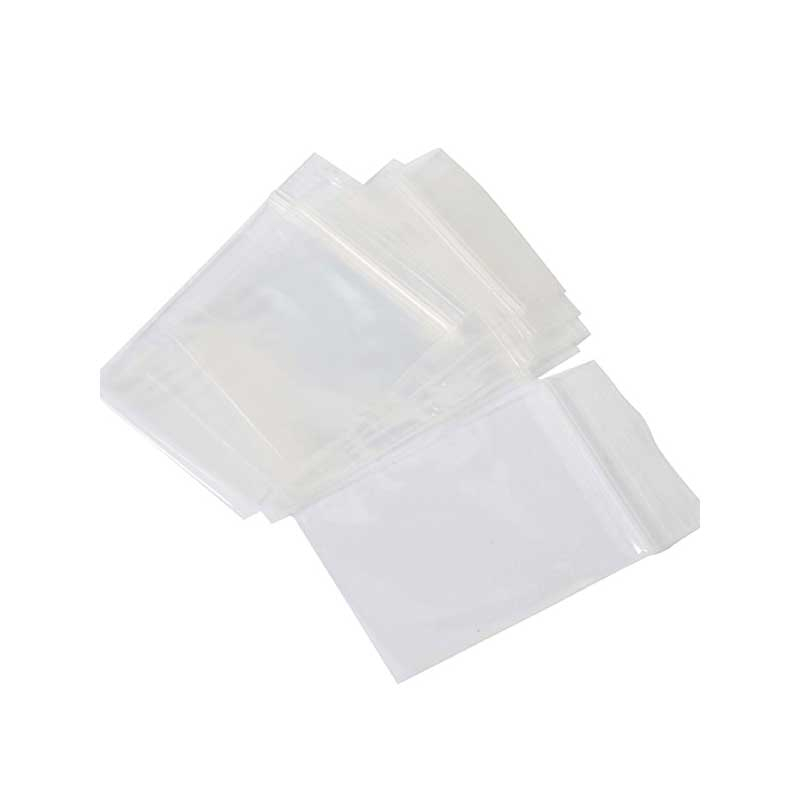 Press Seal Plastic Bags, W125mm x H205mm, Polyethylene 
