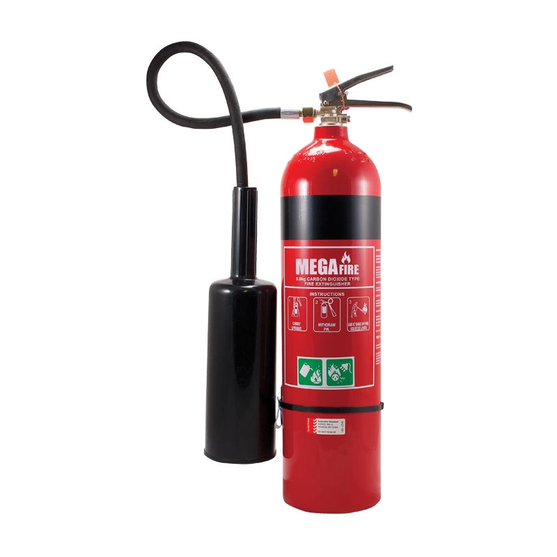 MEGAFire 5kg Carbon Dioxide CO2 Fire Extinguisher